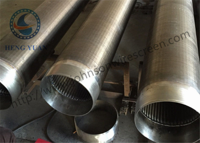 SS304 Slot 40 Johnson Profile Wire Water Well Screens For 400m Depth Wells