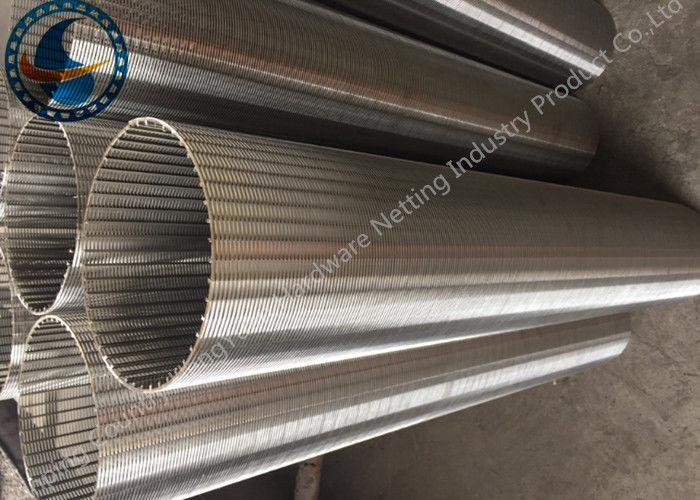 Stainless Steel Wedge Wire Mesh High Capacity Filter Surface Easy Maintain
