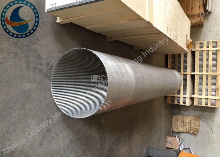 SS 304 Wedge Wire Mesh Non Clogging Capabilities High Abreaction Resistance