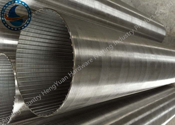 SS 304 Wedge Wire Mesh Non Clogging Capabilities High Abreaction Resistance