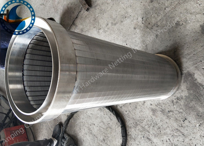 Energy Saving Profile Wire Coutinuous Slot Screen For Wastewater Filter