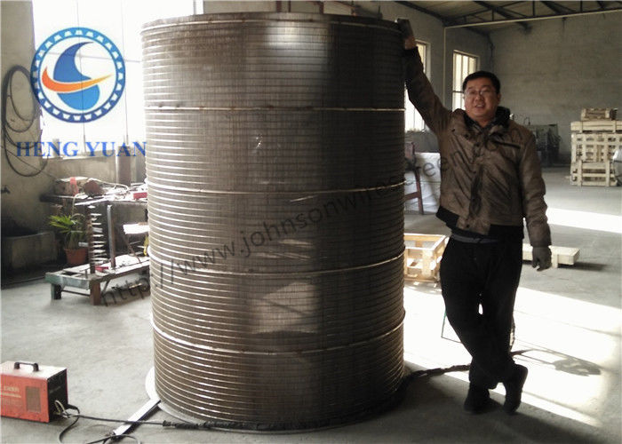 Large Diameter Reverse Rotary Screen Drum For Urban Water Treatment