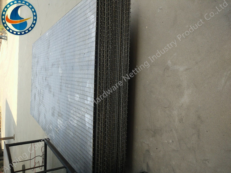 Flat Panel Slotted Wedge Wire Screen Panels Multi Functional OEM / ODM Acceptable