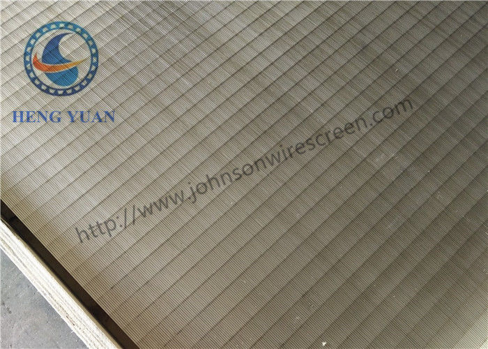 Various Shapes Wedge Wire Screen Panels With ISO9000 Certificate Wear Resisting
