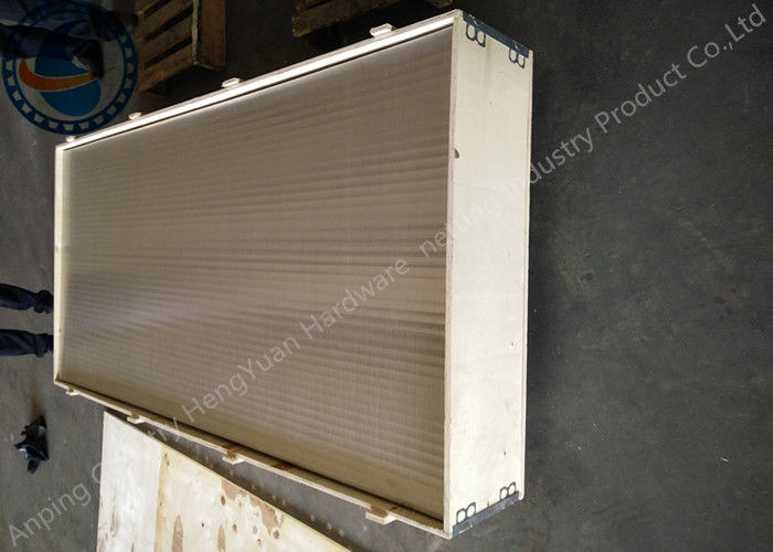 V Shape Wedge Wire Screen Panels For Mineral Processing Self Cleaning