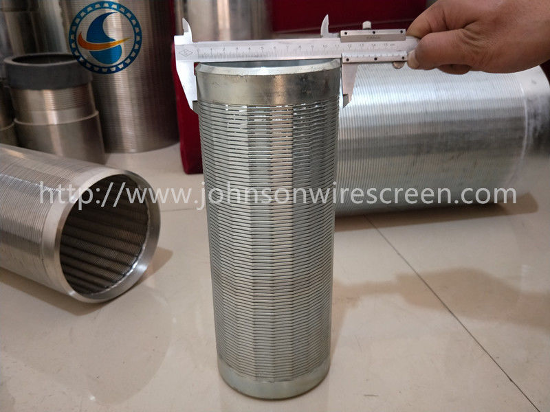 Easy Cleaning Water Well Screen Pipe / Wire Wrap Mesh Multi Function