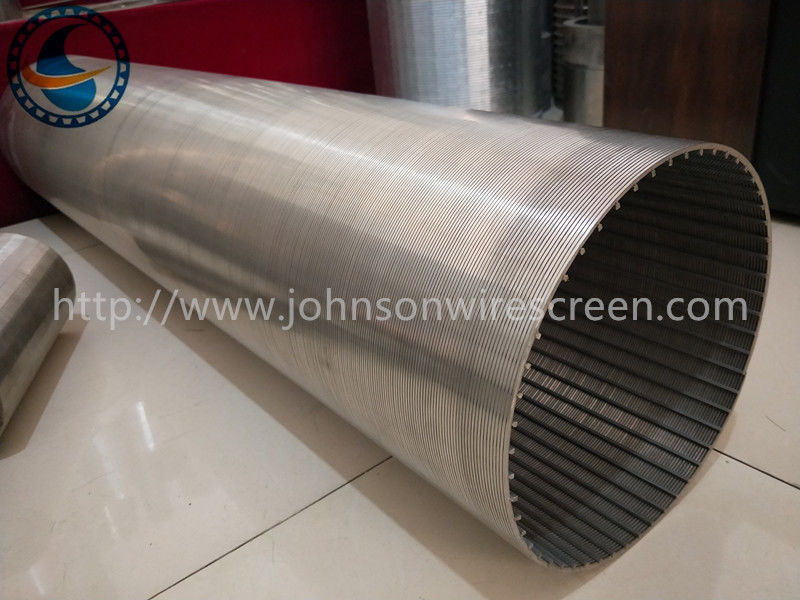 Rod Based Tubular Wire Wrapped Screen For Food Processors Stainless Steel Material