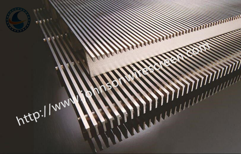 Customized Stainless Steel Wedge Wire Grates / Wedge Wire Sheets 0.05-50mm Slot