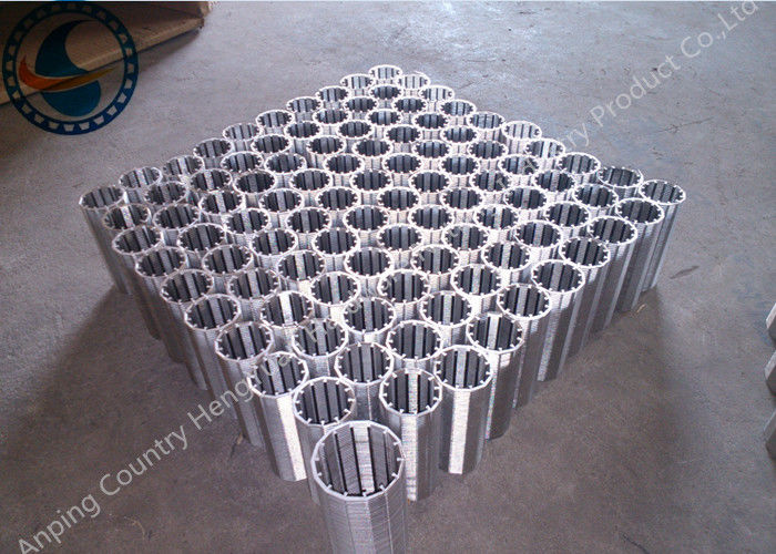 Profile Wire Screen , SS 304 Vee Wire Screen Tube , Wire Wrapped Screen Pipe