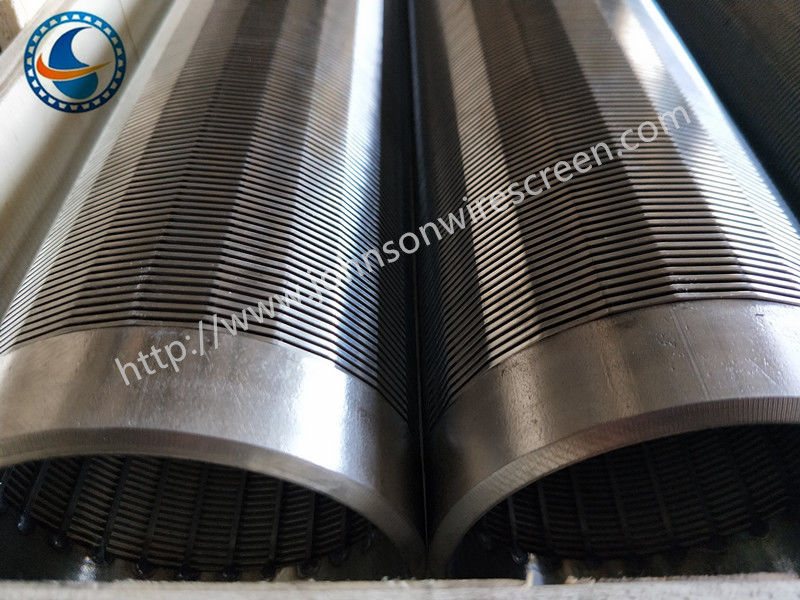 304 Water Well Screen Pipe , Johnson Wound Screen Convenient Operation
