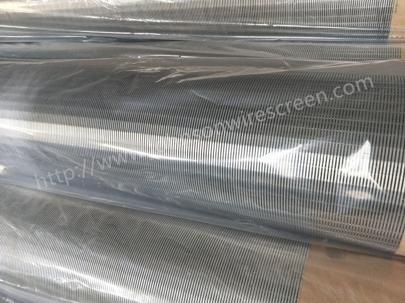 Galvanized Steel 34 Bar Wire Wrapped Screen , Johnson Water Well Screen
