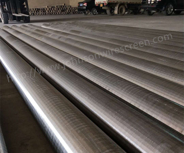 SS 316 L Wire Wrapped Screen / Johnson Well Screen 6000mm Length