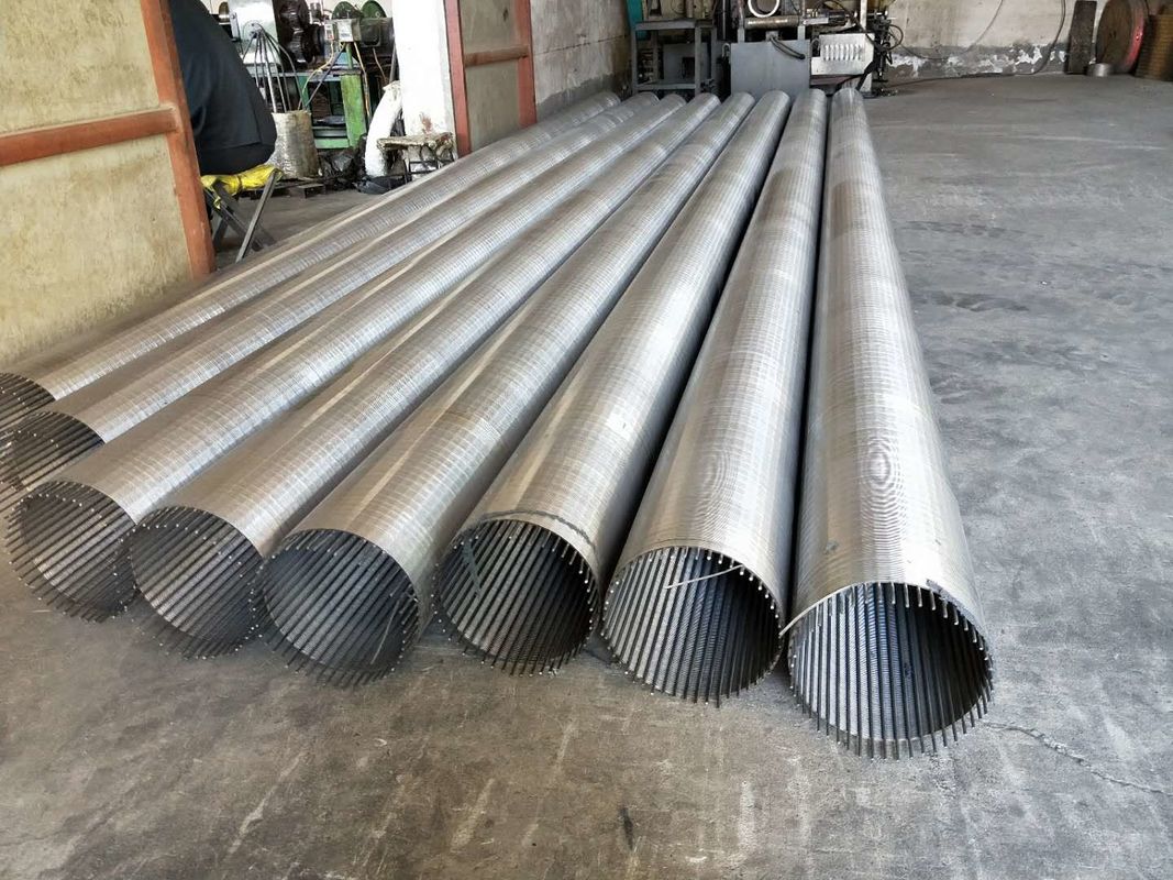 SS 316 L Wire Wrapped Screen / Johnson Well Screen 6000mm Length