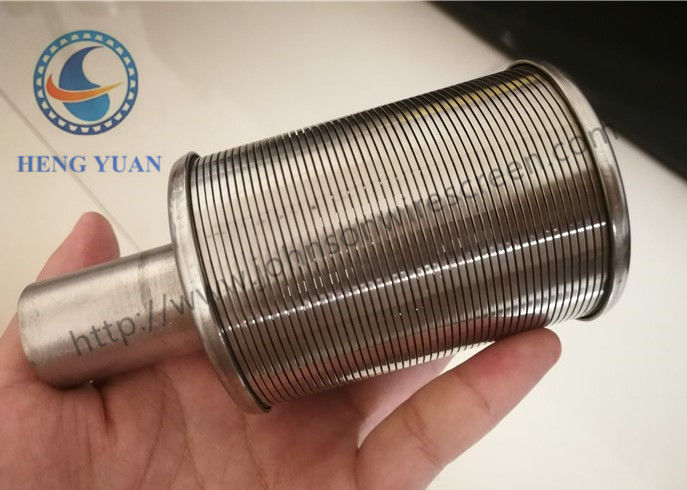 316L Water Screen Filter / Water Strainer Filter 0.2 Mm Slot Size