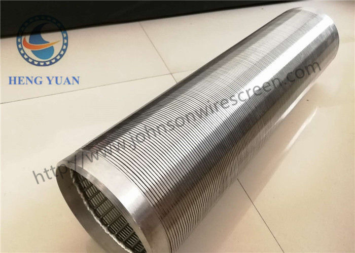 Length 5.8M Stainless Steel Vee Well Casing Pipe Wire Welded Well Pump Screen