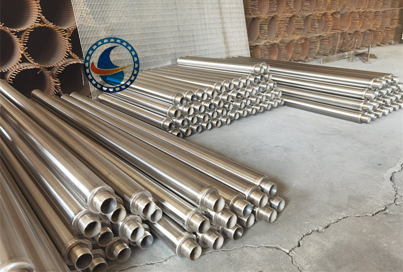 SS304 Vee shaped Profile Wire Wedge Wire Screen Filter Pipe