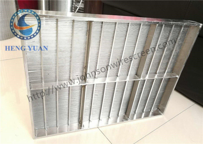Professional Wedge Wire Screen Panels V Shape For Sieving Industry