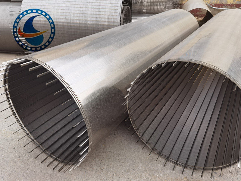 SS304 Vee Shaped Profile Wire Wedge Wire Screen Filter Pipe