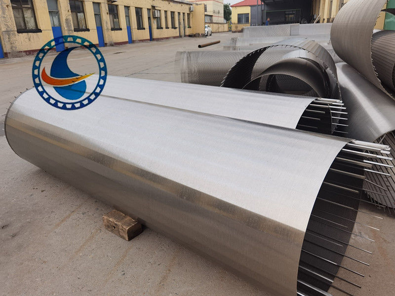 SS304 Vee Shaped Profile Wire Wedge Wire Screen Filter Pipe
