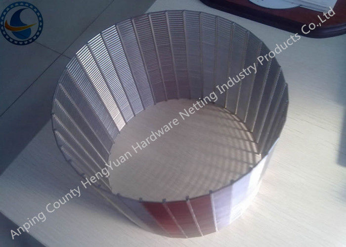Free Sample Wedge Wire Screen Filter , Wedge Wire Sheets Anti - Corrosion
