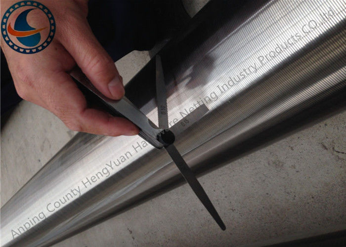 Free Sample Wedge Wire Screen Filter , Wedge Wire Sheets Anti - Corrosion