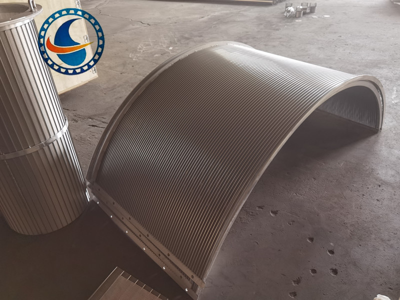 SS316L Wedge Wire Arc Screen Filter for Waste Water Treatment