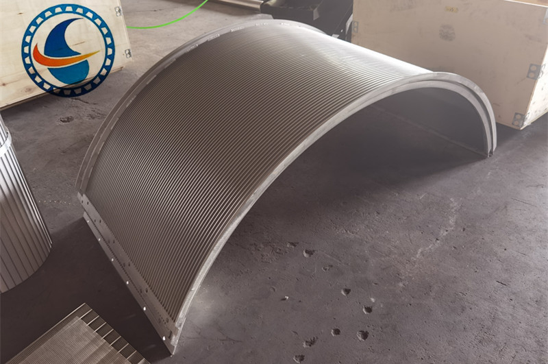 SS316L Wedge Wire Arc Screen Filter for Waste Water Treatment