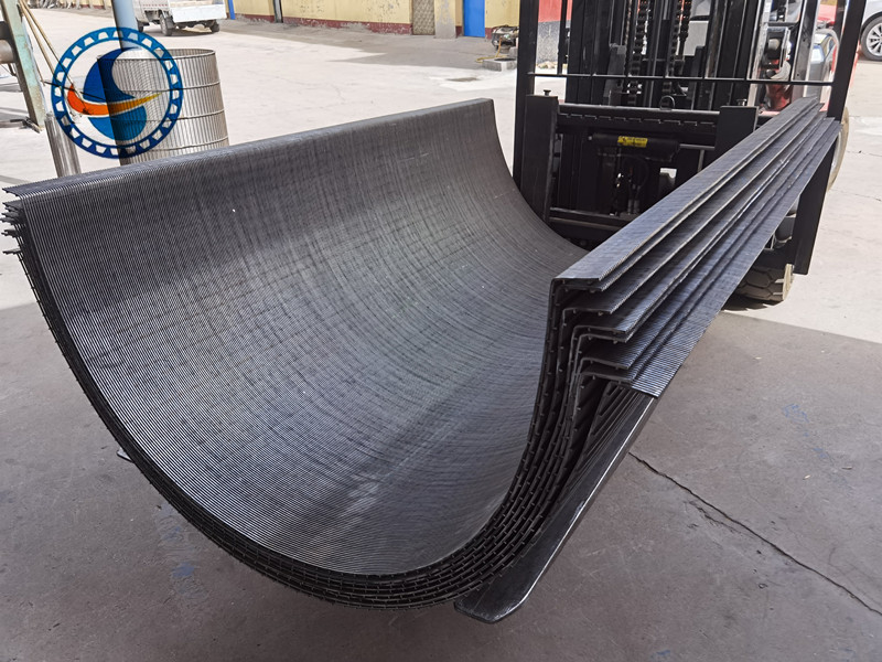 Low Carbon Wedge Wire Arc Screen Filter for Waste Water Treatment