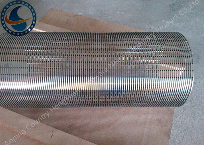 Big Gap Up To 30mm Wedge Wire Screen Panels For Gas / Solid Filtration