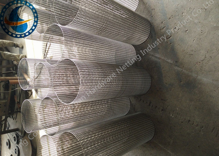 Big Gap Up To 30mm Wedge Wire Screen Panels For Gas / Solid Filtration
