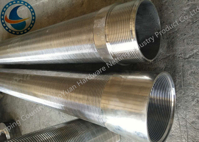 Tpi Couplings Wound 304L Wedge Wire Screen Pipe For Filteration