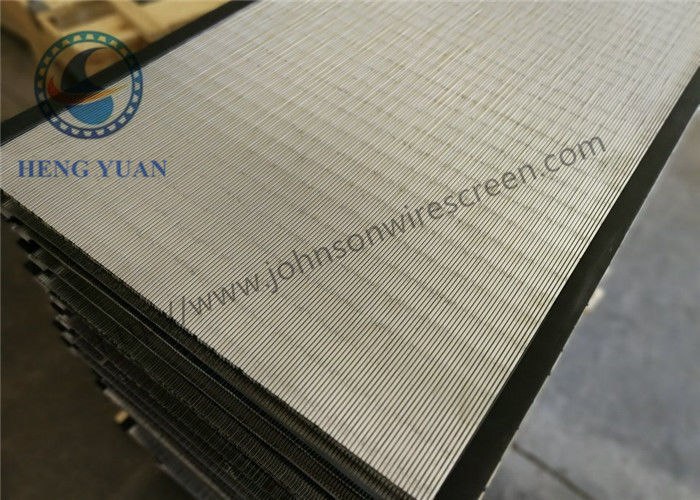 High Precision Wedge Wire Screen Panels Filter Grate 1219 Length 0.5mm Slot Size