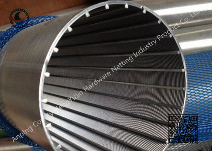 High Precision Wedge Wire Screen Stainless Steel Johnson Well Screen Tube