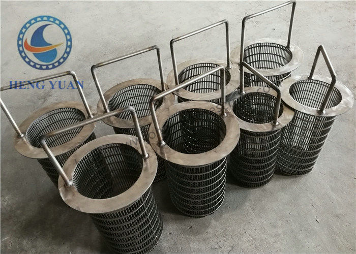 High Precision Wire Wound Screen Drum Wire Cylinder Basket For Dewatering Systems