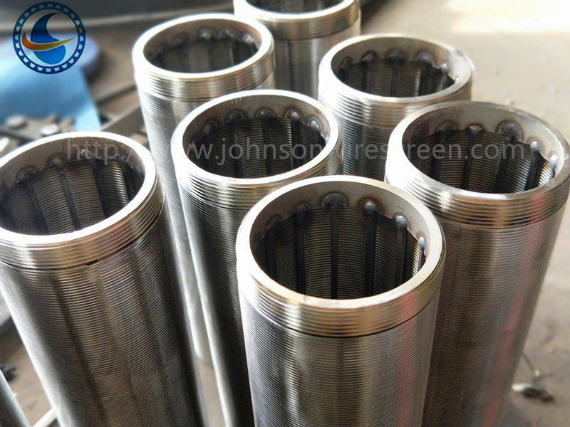 Stainless Steel 304 Wedge Wire Screen With M60×1.5MM Male Threaded