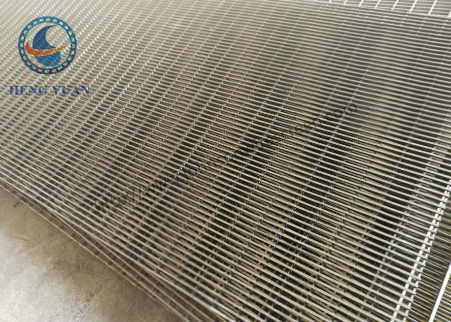 Low Carbon Steel Woun Wedge Wire Screen Panels For Coal Washer 1219 Mm Length