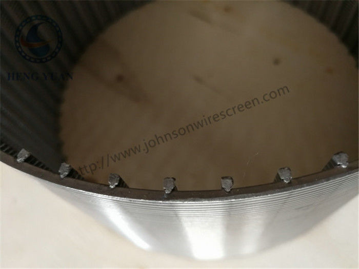 40mm O.D Stainless Steel Wedge Wire Screen , Johnson Filter Screen For Sand Control