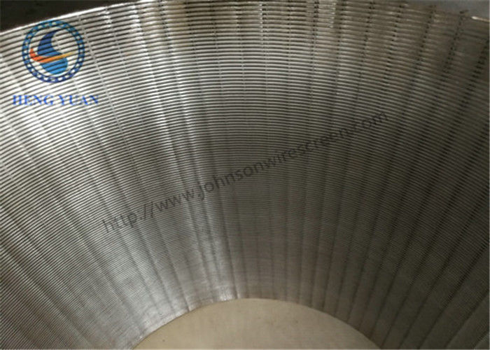 Back Flush Wedge Wire V Wire Wound Screen Slot Filter Screen Cylinder