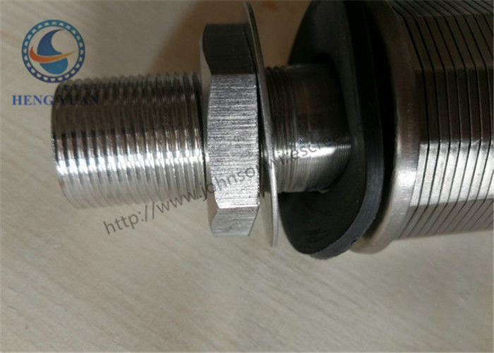 316L Stainless Steel Wedge WIre Slot Water Screen Nozzle 57mm Diameter