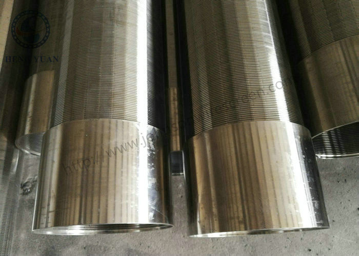Tpi Couplings Wound 304L Wedge Wire Screen Pipe For Filteration