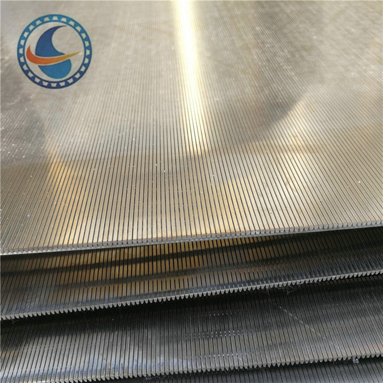 Ss 304 0.7mm Slot Wedge Wire Screen Panels For Solid Liquid Separation