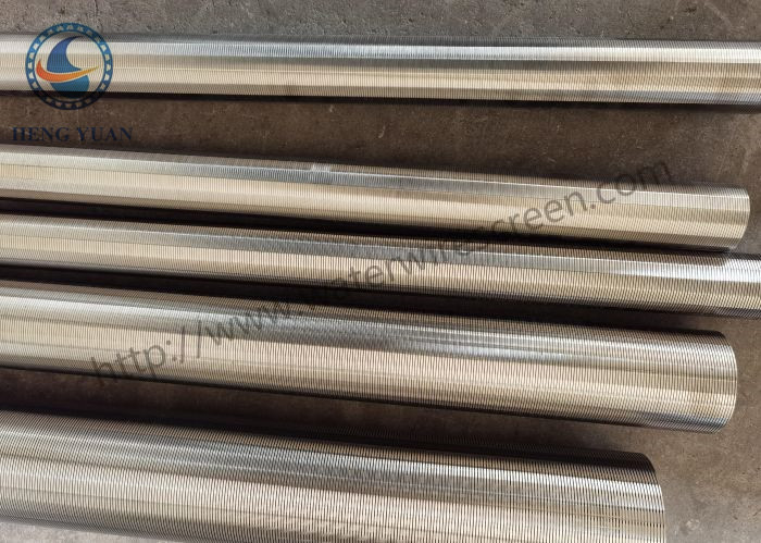 Ss 316l 60.4mm Diameter Wedge Wire Screen Tube 0.4mm Slot