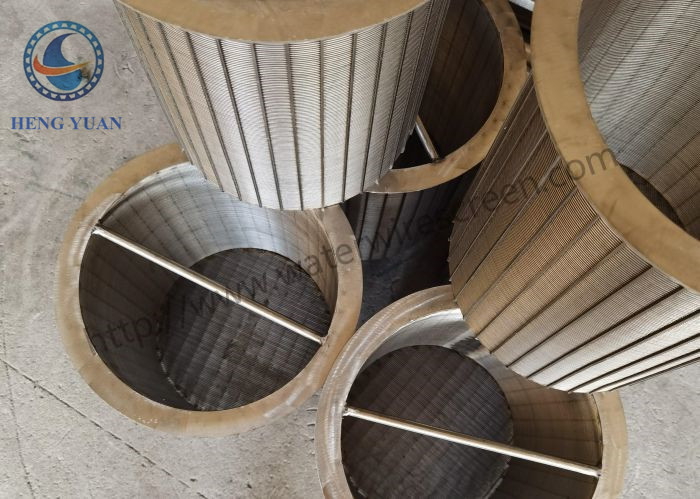 Wedge Wire Inner Filter Rotary Screen Drum Cylinder For Sewage Treatment