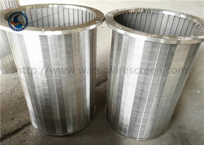 Cylinder Filter Johnson Wedge Wire Screens Foti Slot 0.5 Mm Stainless Steel