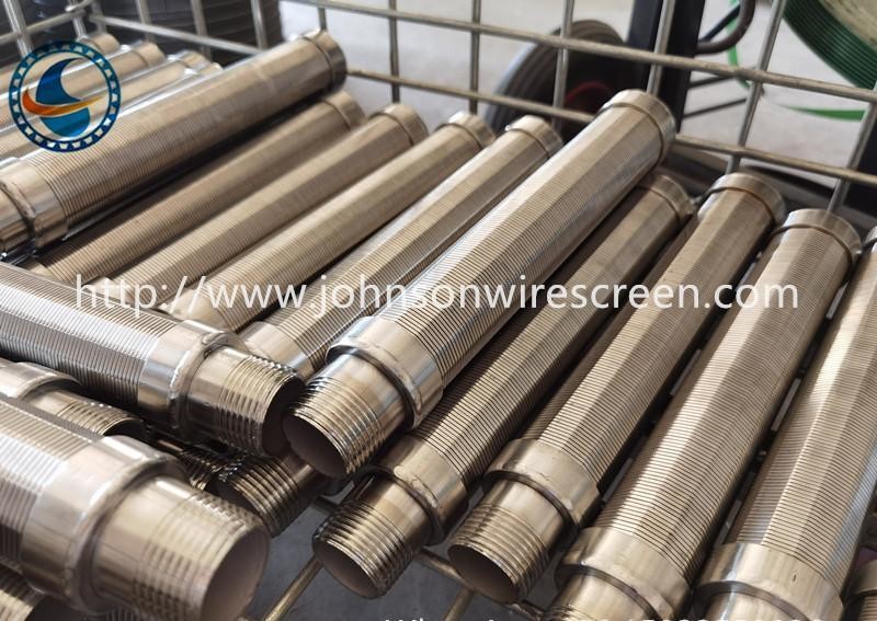 Stainless Steel Wedge Wire Screen Pipes for Sludge Filtration