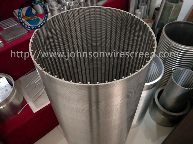 Rod Wire Screen Rod Based Tubular Wire Wrapped Screen For Food Processors Stainless ...
