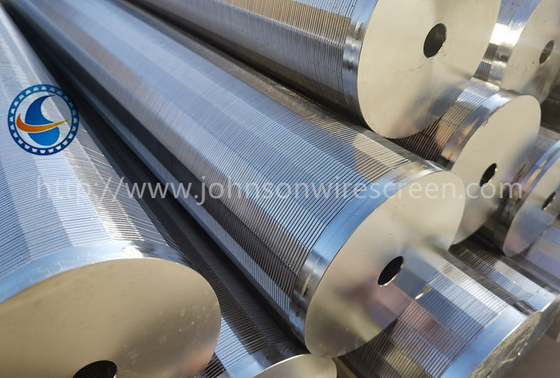Stainless Steel 304 Welded Wedge Wire Screen Od 118mm Slot Tubes