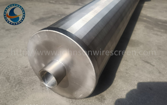 200um Slot Wedge Wire Screen Filter Tube Stainless Steel 304 With Flange