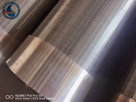 SS304 Slot 40 Johnson Profile Wire Water Well Screens For 400m Depth Wells
