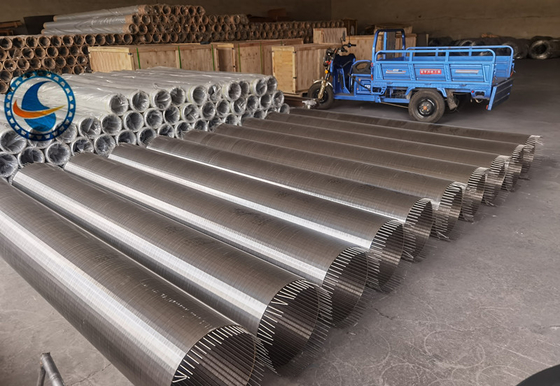 Stainless Steel Water Well Screen 16inch With Male Female Threaded Couplings